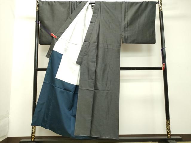 平和屋着物●男性 本場大島紬 アンサンブル 80亀甲 総詰め キングサイズ 正絹 逸品 DAAT1239tw
