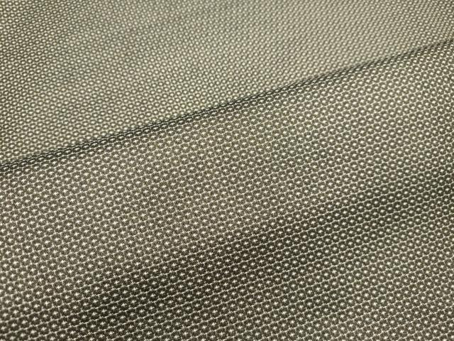 平和屋着物●男性 紬 アンサンブル 100亀甲 総詰め 正絹 逸品 DAAT1259tw