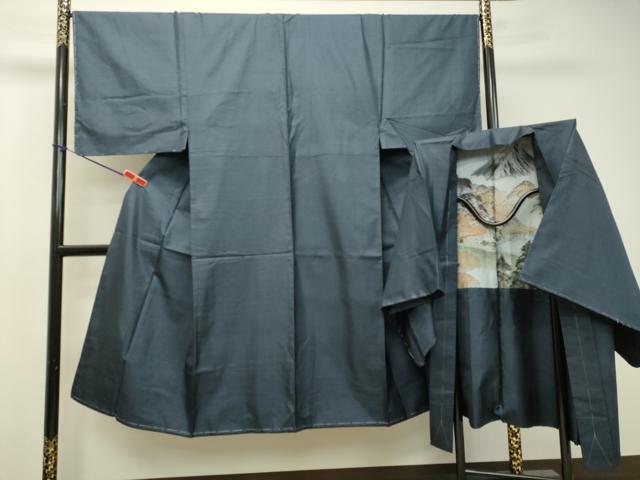 平和屋着物●男性 本場大島紬 アンサンブル 100亀甲 総詰め 正絹 逸品 未使用 DAAT1280tw