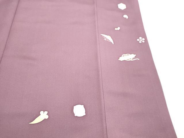 平和屋着物●創業460年・千總 訪問着 駒刺繍 宝尽くし文 金彩 高島屋扱い 正絹 逸品 DAAT1343tw