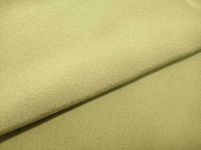 平和屋着物●上質な色無地 抹茶色 正絹 逸品 DAAT1364tw