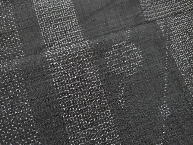 平和屋着物●結城紬 80亀甲 簪 正絹 逸品 DAAT1499tw