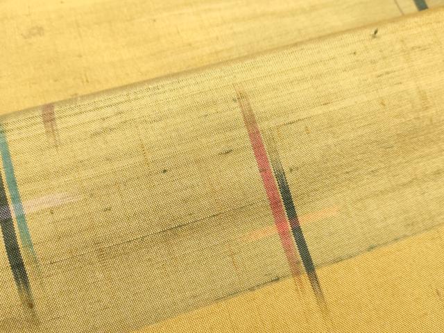 平和屋着物●上質な紬 絣文様 正絹 逸品 DAAT1504tw