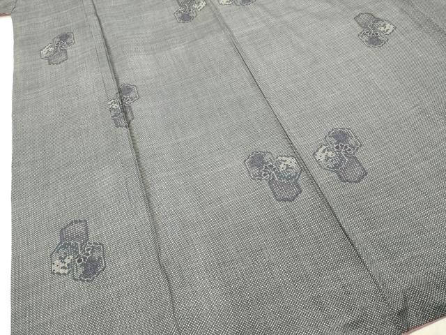 平和屋着物●本場大島紬 7マルキ 亀甲重ね文 正絹 逸品 DAAT1507tw