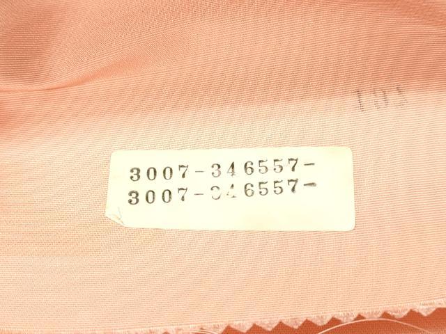 平和屋着物◎西陣 六通柄袋帯 唐織 立波草花文 銀糸 証紙付き 正絹 逸品 DAAT2387qa