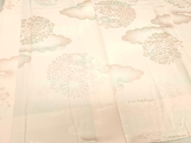 平和屋着物■長襦袢 袷 花丸地紋 暈し染め 正絹 逸品 DAAT8700zy