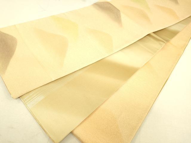 平和屋着物◎両面 全通柄袋帯 遠山文 金糸 暈し染め 正絹 逸品 DAAT8732zy
