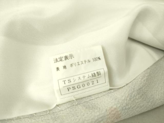 平和屋着物▽小紋 単衣 草花文 洗える着物 DAAT9168az