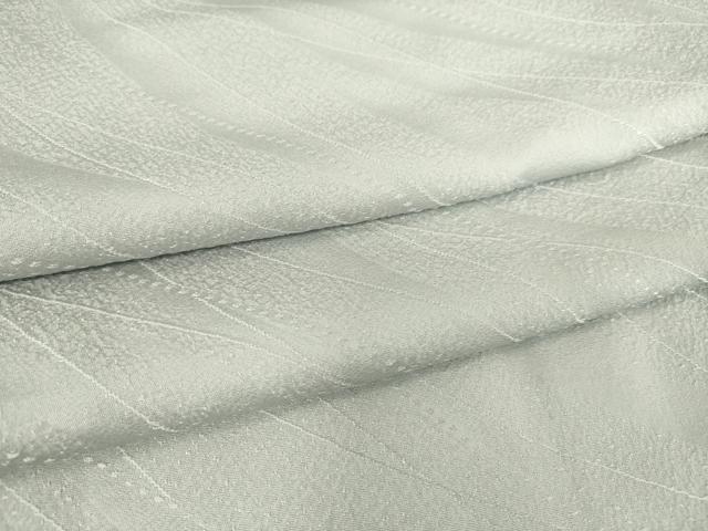 平和屋着物▽上質な色無地 単衣 変わり斜線文 薄雲鼠色 正絹 逸品 DAAT9174az