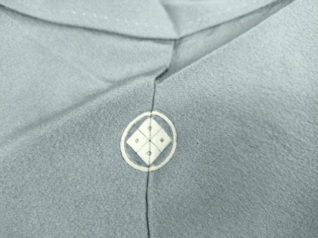 平和屋着物▽上質な色無地 単衣 青藤色 正絹 逸品 DAAT9194az