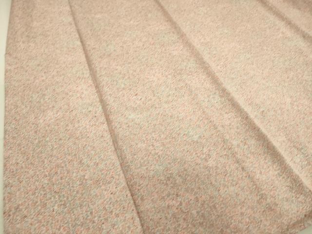 平和屋着物▽上質な小紋 単衣 霞文 正絹 逸品 未使用 DAAT9196az