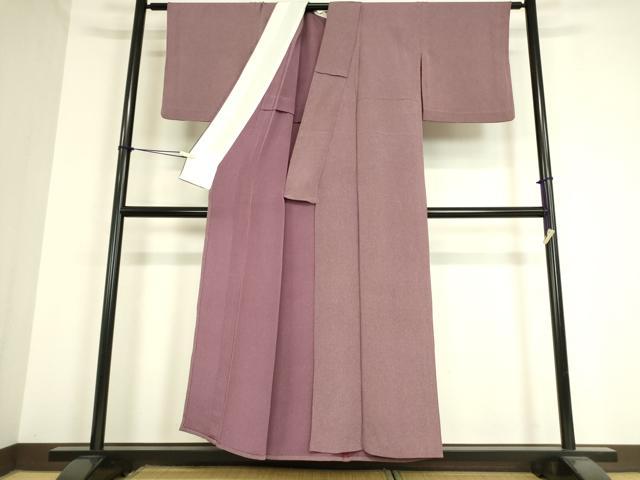 平和屋着物▽江戸小紋 単衣 鮫小紋柄 鬼しぼ縮緬 正絹 逸品 DAAT9223az