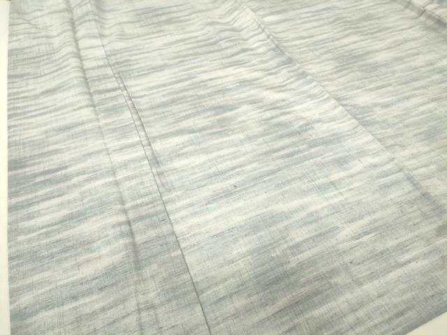 平和屋着物▽上質な紬 単衣 霞文 正絹 逸品 DAAT9242az