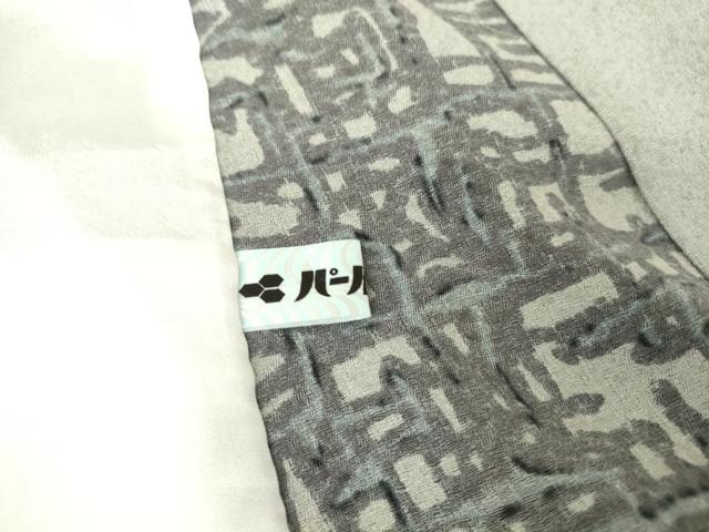 平和屋着物▽上質な小紋 単衣 幾何学間道 正絹 逸品 DAAT9350az