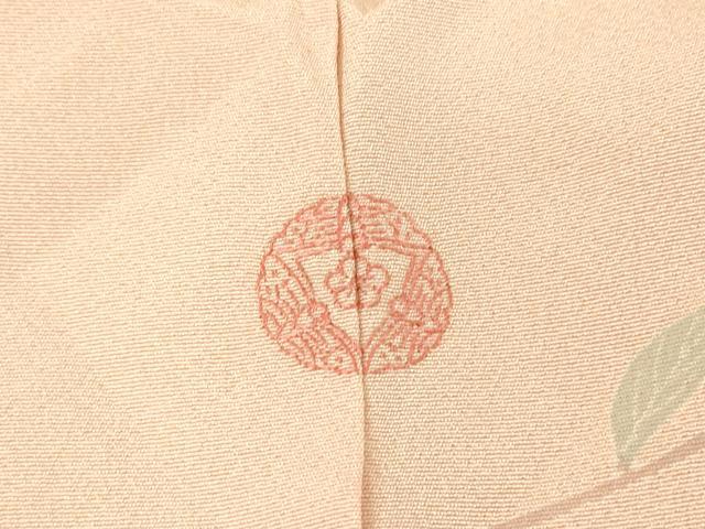 平和屋着物▽訪問着 単衣 友禅 作家物 吉祥花文 正絹 逸品 DAAT9384az