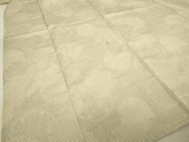 平和屋着物▽本塩沢 単衣 雪輪重ね文 110亀甲 正絹 逸品 DAAT9670az