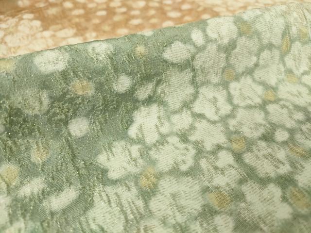 平和屋着物▽男性 訪問着 単衣 舞花文 暈し染め 金通し地 正絹 逸品 DAAT9700az