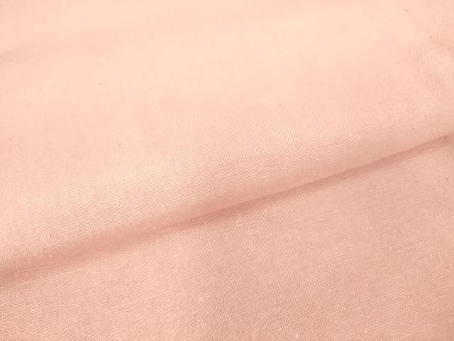 平和屋着物▽上質な紬 単衣 珊瑚色 正絹 逸品 DAAT9735az