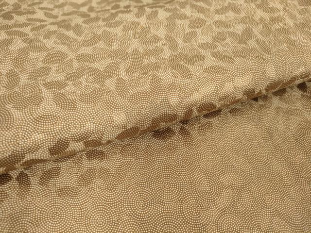平和屋着物▽江戸小紋 単衣 舞扇文 正絹 逸品 DAAT9746az