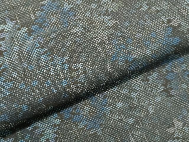 平和屋着物●本場大島紬 9マルキ 樹林文 さが美扱い 正絹 逸品 未使用 DAAU0595tw
