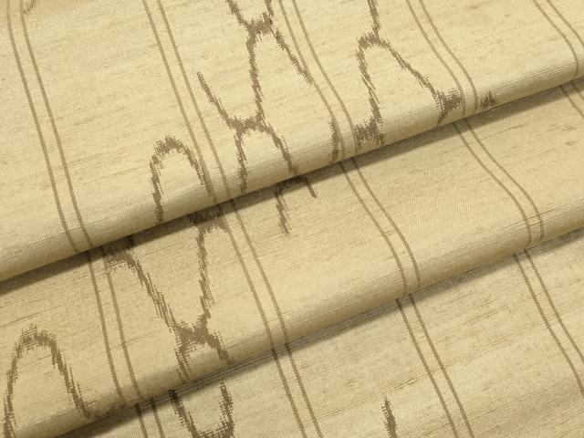 平和屋着物●上質な紬 抽象間道 正絹 逸品 DAAU0688tw