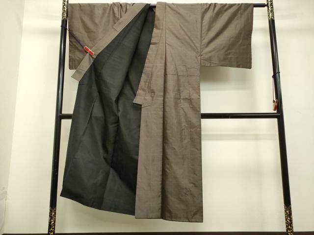 平和屋着物●男性 本場大島紬 アンサンブル 80亀甲 総詰め 正絹 逸品 DAAU0712tw