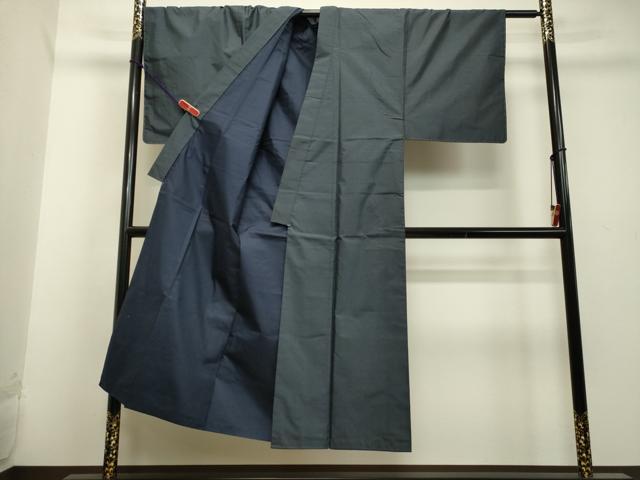 平和屋着物●男性 本場大島紬 アンサンブル 長襦袢(袷)セット 100亀甲 総詰め 正絹 逸品 DAAU0717tw