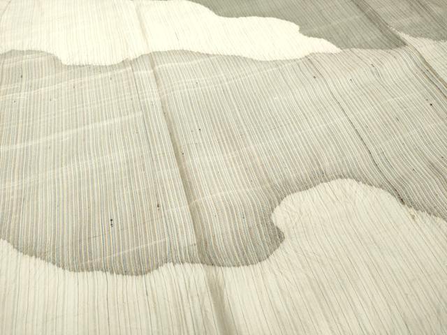 平和屋着物●訪問着 紬地 抽象文様 正絹 逸品 DAAU0735tw