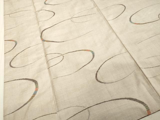 平和屋着物●上質な紬 抽象文様 正絹 逸品 DAAU0750tw