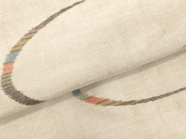 平和屋着物●上質な紬 抽象文様 正絹 逸品 DAAU0750tw