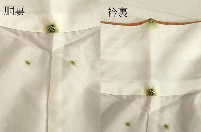 平和屋着物●本場真綿結城紬 蜘蛛絞り 間道 証紙付き 正絹 逸品 未使用 DAAU0786tw