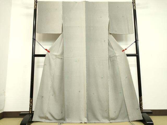 平和屋着物●上質な小紋 南天文 金彩 正絹 逸品 DAAU0820tw