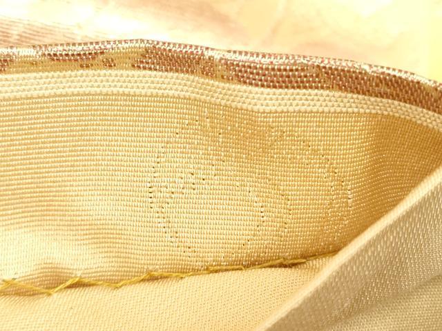 平和屋着物◎六通柄袋帯 唐織 葵元禄蒔絵 金銀糸 引箔 正絹 逸品 DAAU1620xg