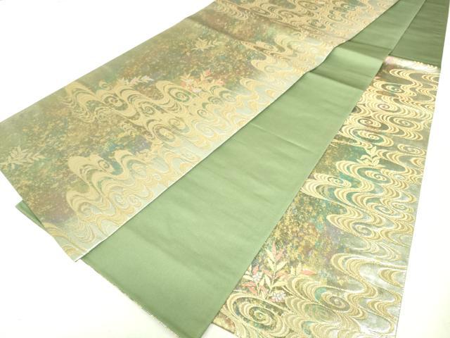 平和屋着物◎六通柄袋帯 有楽文乃匠 金糸 引箔 正絹 逸品 DAAU1836xg