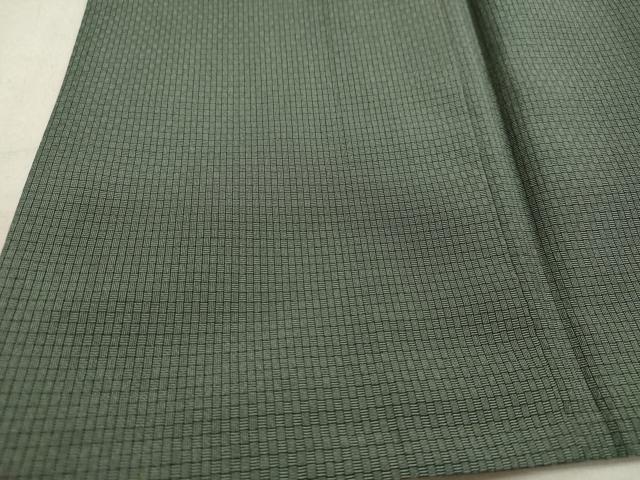 平和屋着物▽男性 紬 単衣 市松文様 正絹 逸品 DAAU2631ud