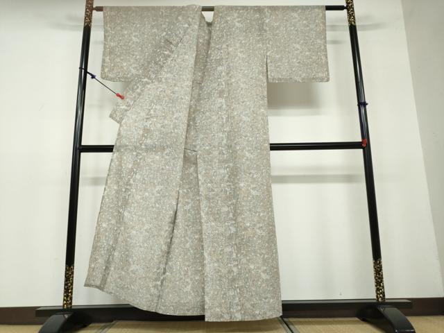 平和屋着物*夏物 小紋 草花文 洗える着物 DAAU2823ud