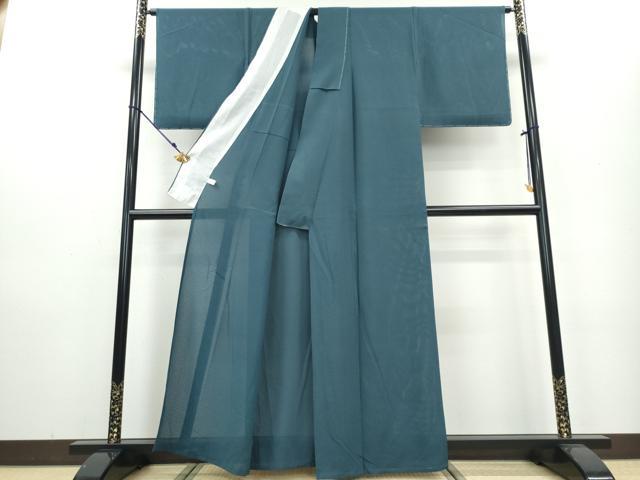 平和屋着物*夏物 色無地 絽縮緬 御召茶色 正絹 逸品 未使用 DAAU2948ud