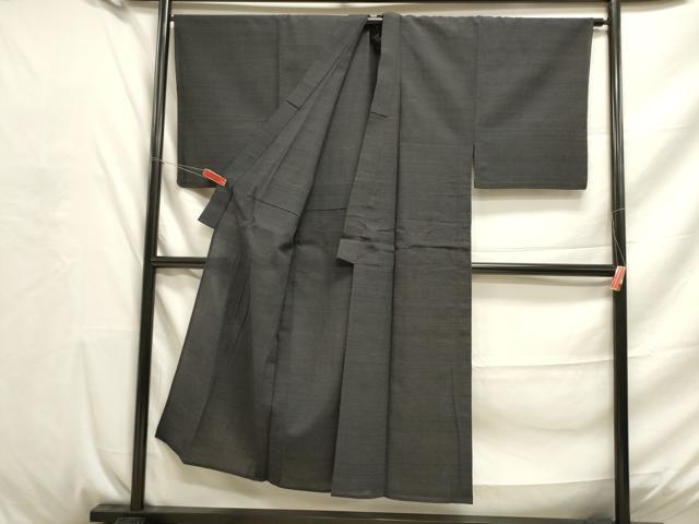 平和屋着物▽男性 単衣 本塩沢 80亀甲 総詰め 正絹 逸品 DAAU3221op