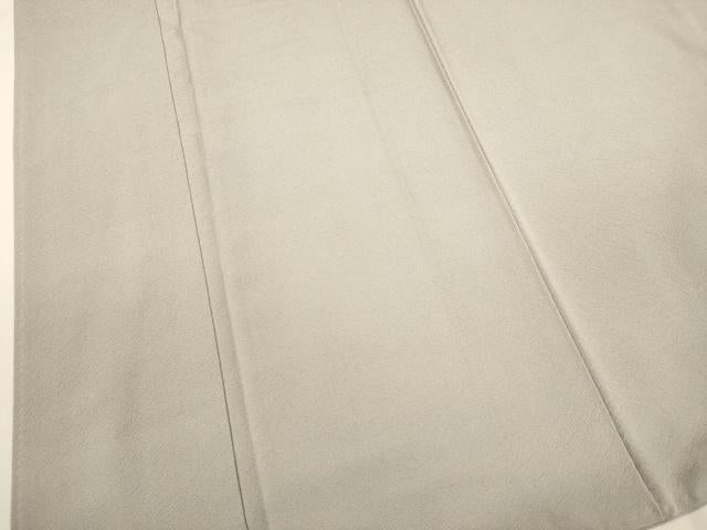 平和屋着物●上質な色無地 江戸鼠色 正絹 逸品 DAAU3940du