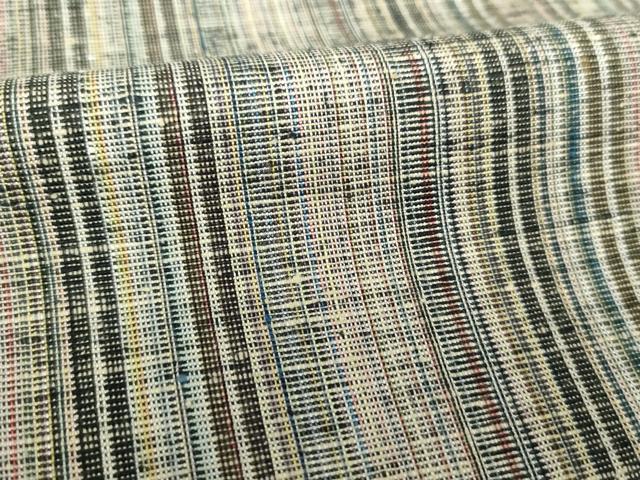 平和屋着物●上質な紬 間道 正絹 逸品 DAAU5093ps