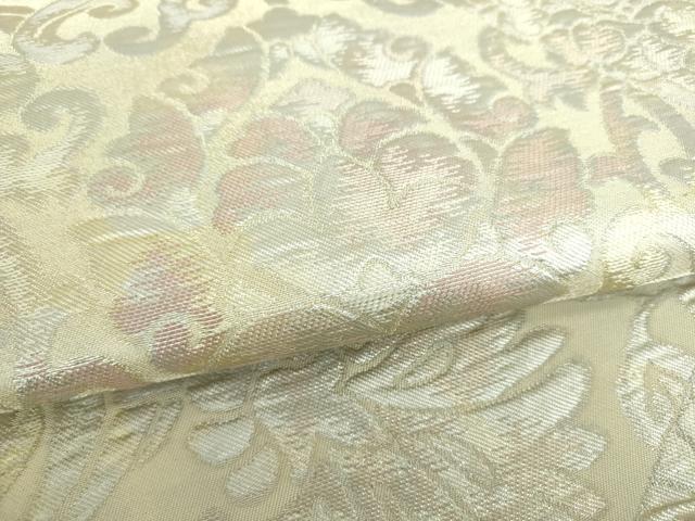 平和屋着物●西陣 川島織物 六通柄 本袋帯 更紗花文 金銀糸 正絹 逸品 DAAU5172ps