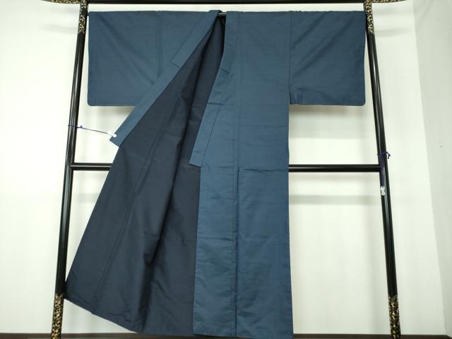 平和屋着物●男性 本場大島紬 アンサンブル 長羽織 80亀甲 総詰め 正絹 逸品 DAAU5288ps