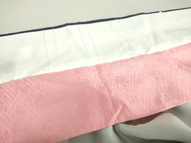 平和屋着物●訪問着 駒刺繍 枝桜 暈し染め 金彩 鈴乃屋扱い 正絹 逸品 DAAU5601ps