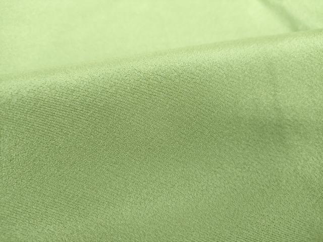 平和屋着物●上質な色無地 若葉色 まるやま扱い 正絹 逸品 DAAU5606ps
