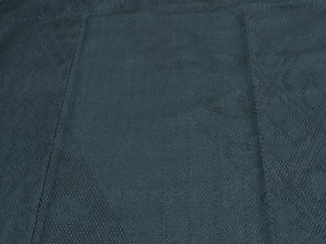平和屋着物▽本塩沢 単衣 110亀甲 菱文 正絹 逸品 DAAU6371sf