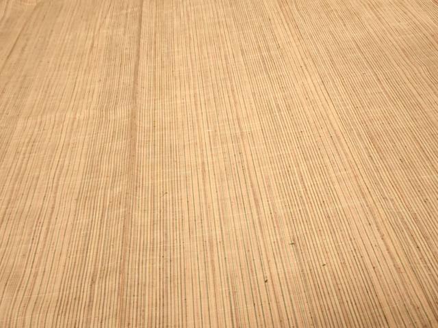 平和屋着物▽上質な紬 単衣 間道 正絹 逸品 未使用 DAAU6400sf