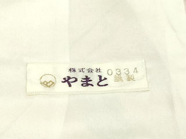 平和屋着物▽上質な小紋 単衣 花蝶文 暈し染め 金彩 やまと誂製 正絹 逸品 未使用 DAAU6408sf