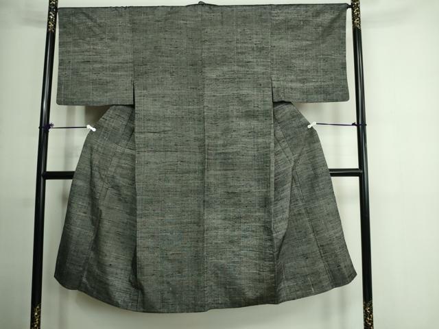 平和屋着物▽男性 紬 単衣 霞文 正絹 逸品 DAAU6419sf
