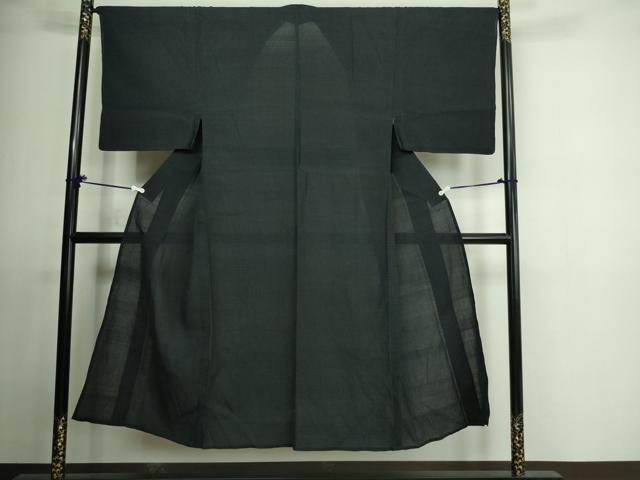平和屋着物*夏物 男性 お召 紗 蚊絣 正絹 逸品 DAAU6420sf