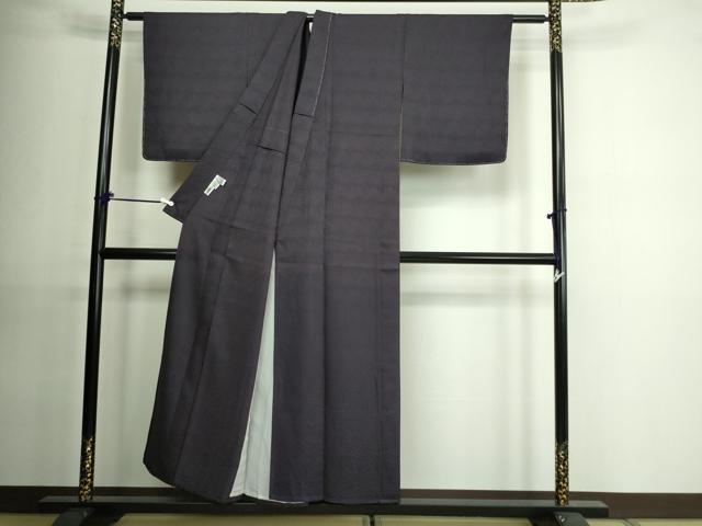 平和屋着物▽上質な小紋 単衣 花尽くし文 反端付き 正絹 逸品 未使用 DAAU6425sf